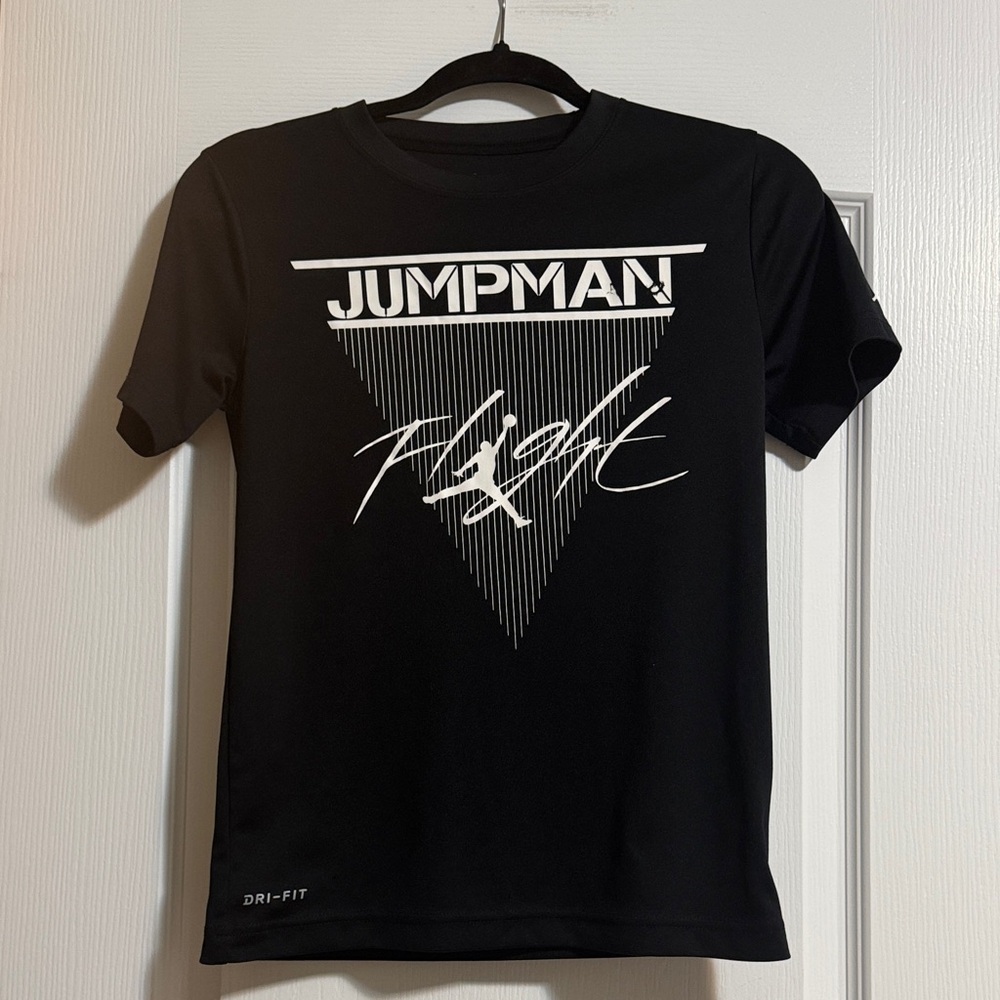 Jordan Black Graphic Tee for Boys